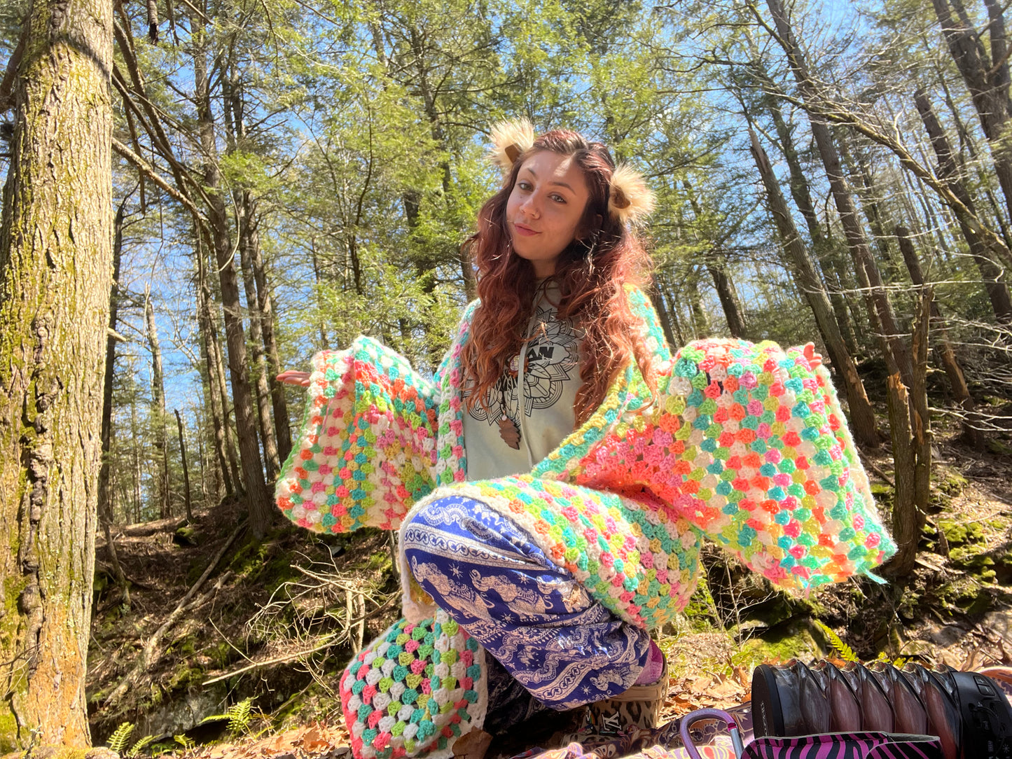 Pastel Rainbow Cardigan