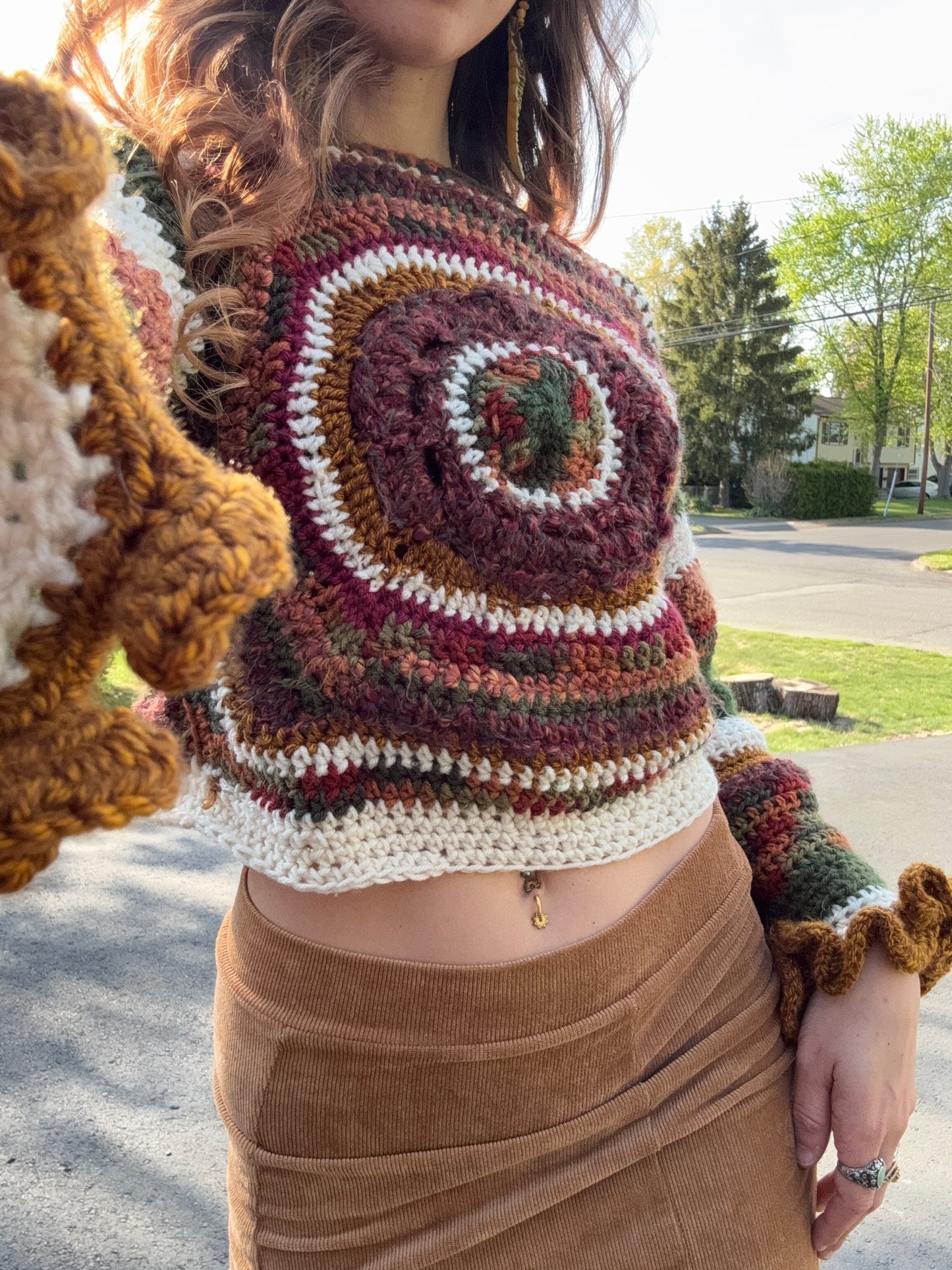 Eyes to Hear Cropped Sweater
