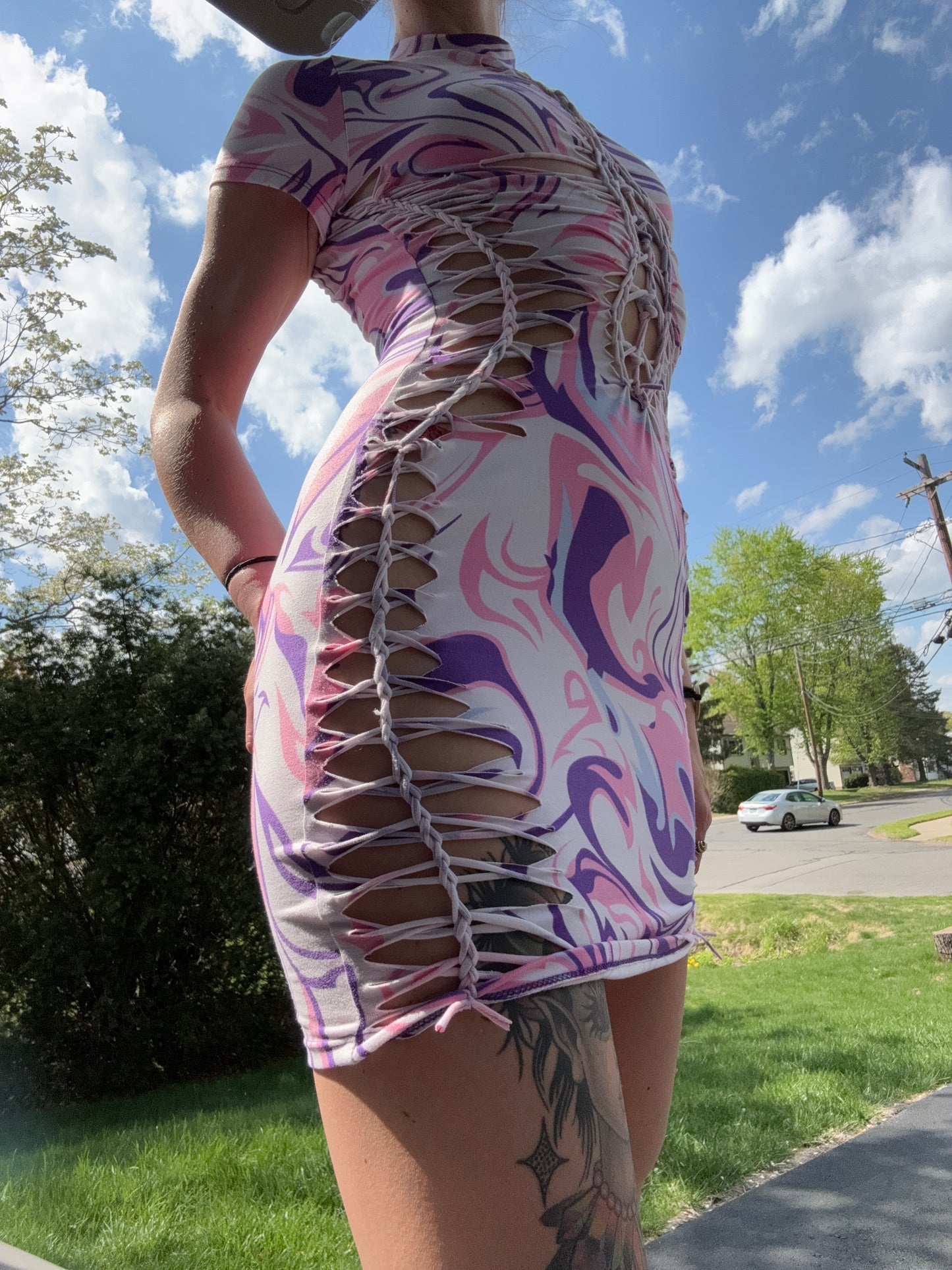 Psychedelic Bodycon Dress