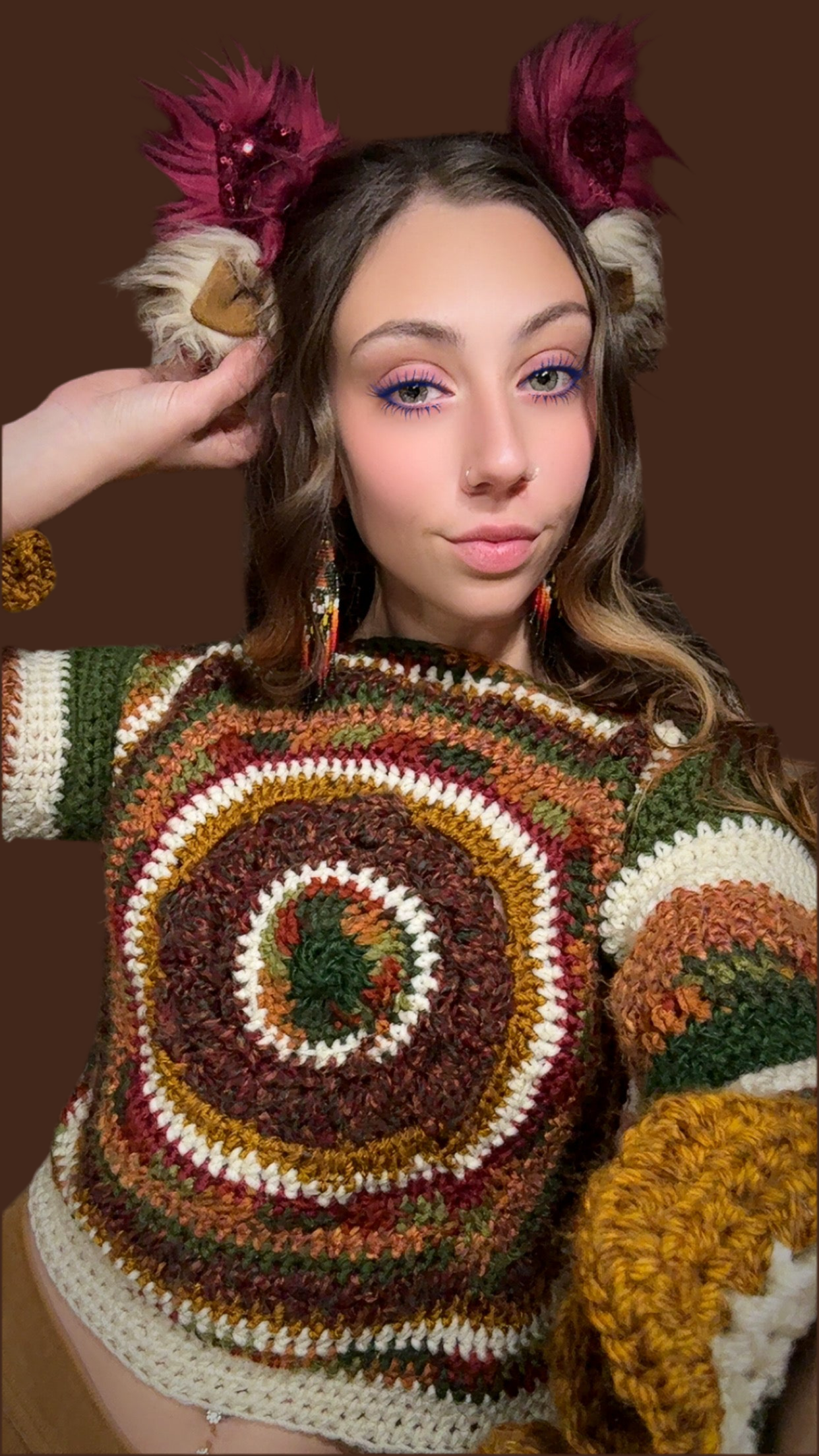 Eyes to Hear Cropped Sweater