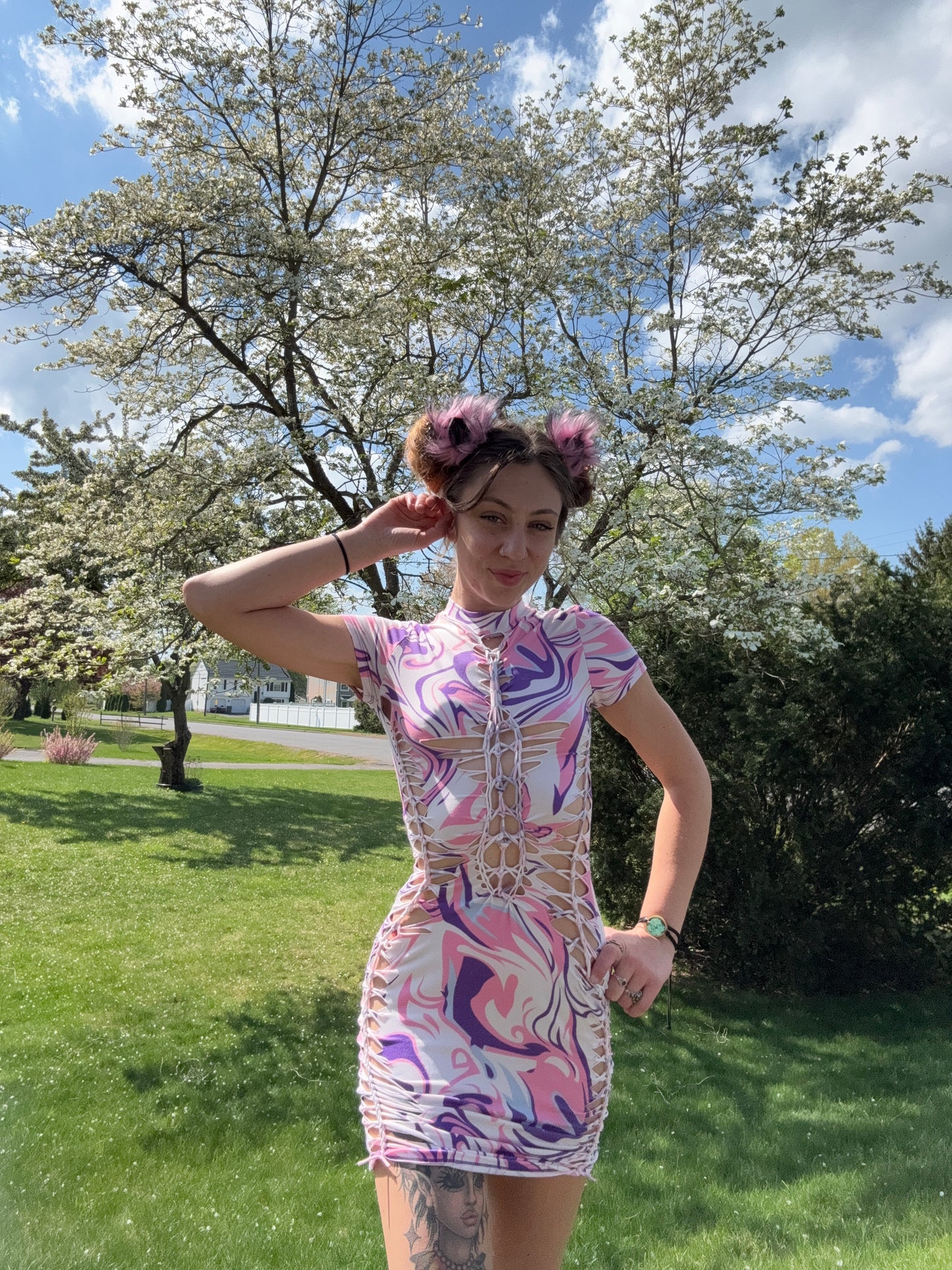 Psychedelic Bodycon Dress