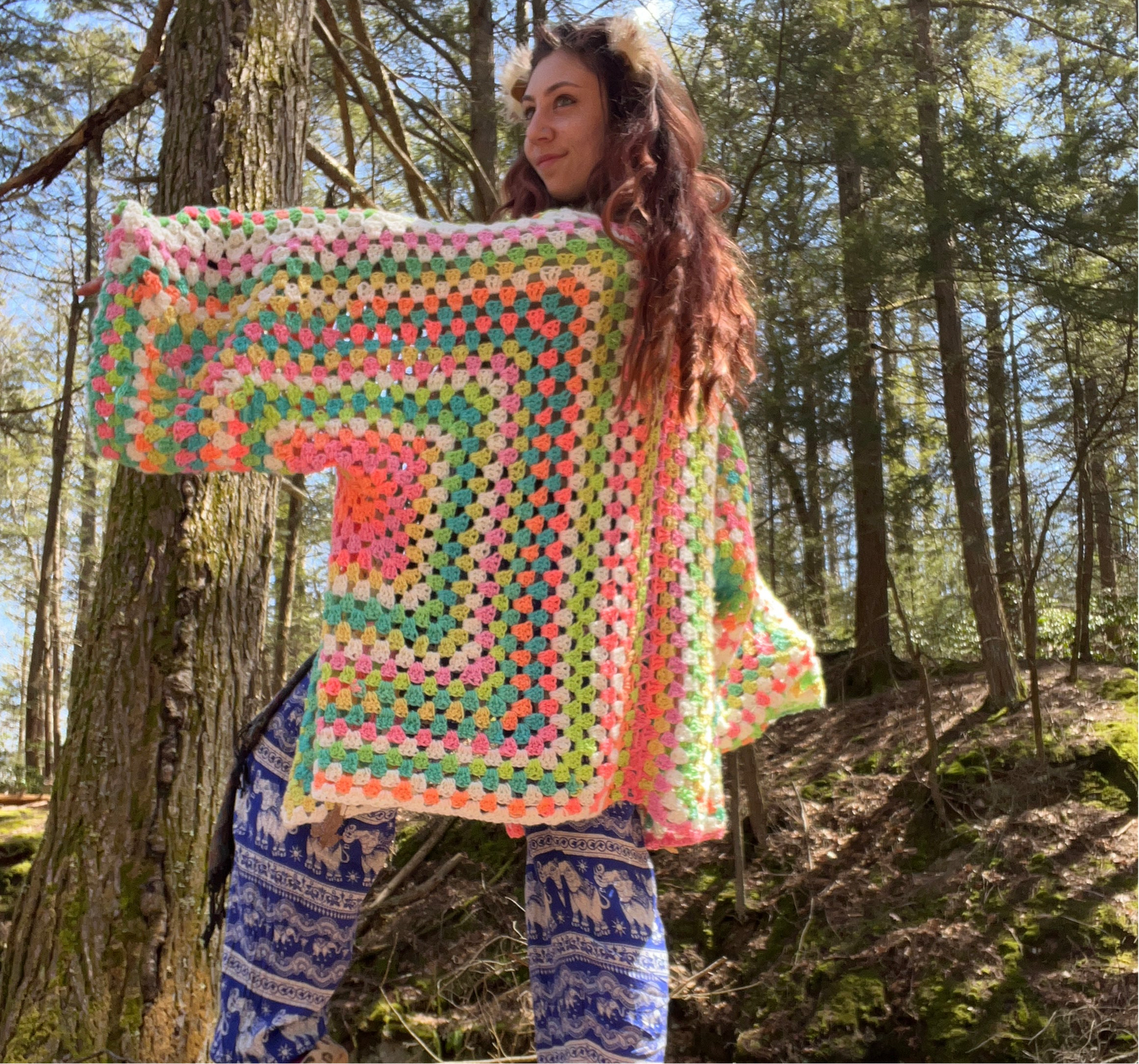 Pastel Rainbow Cardigan