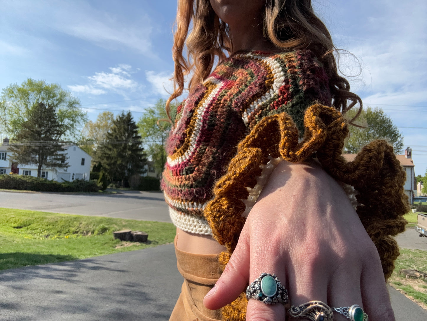 Eyes to Hear Cropped Sweater