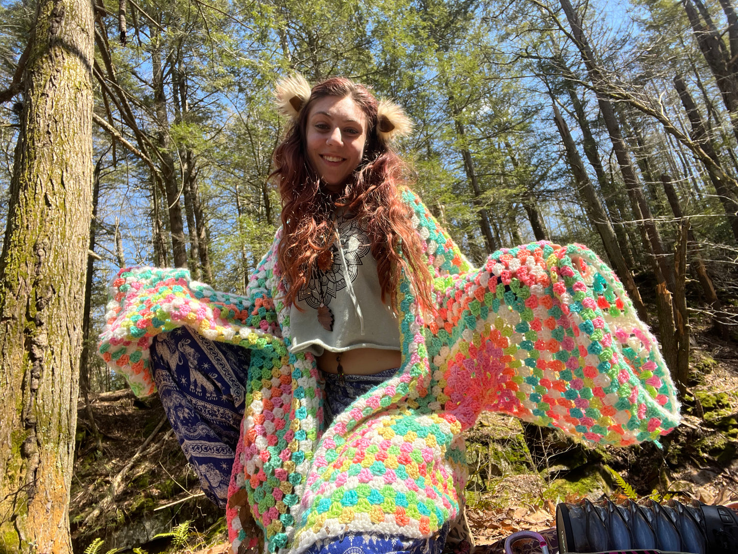 Pastel Rainbow Cardigan