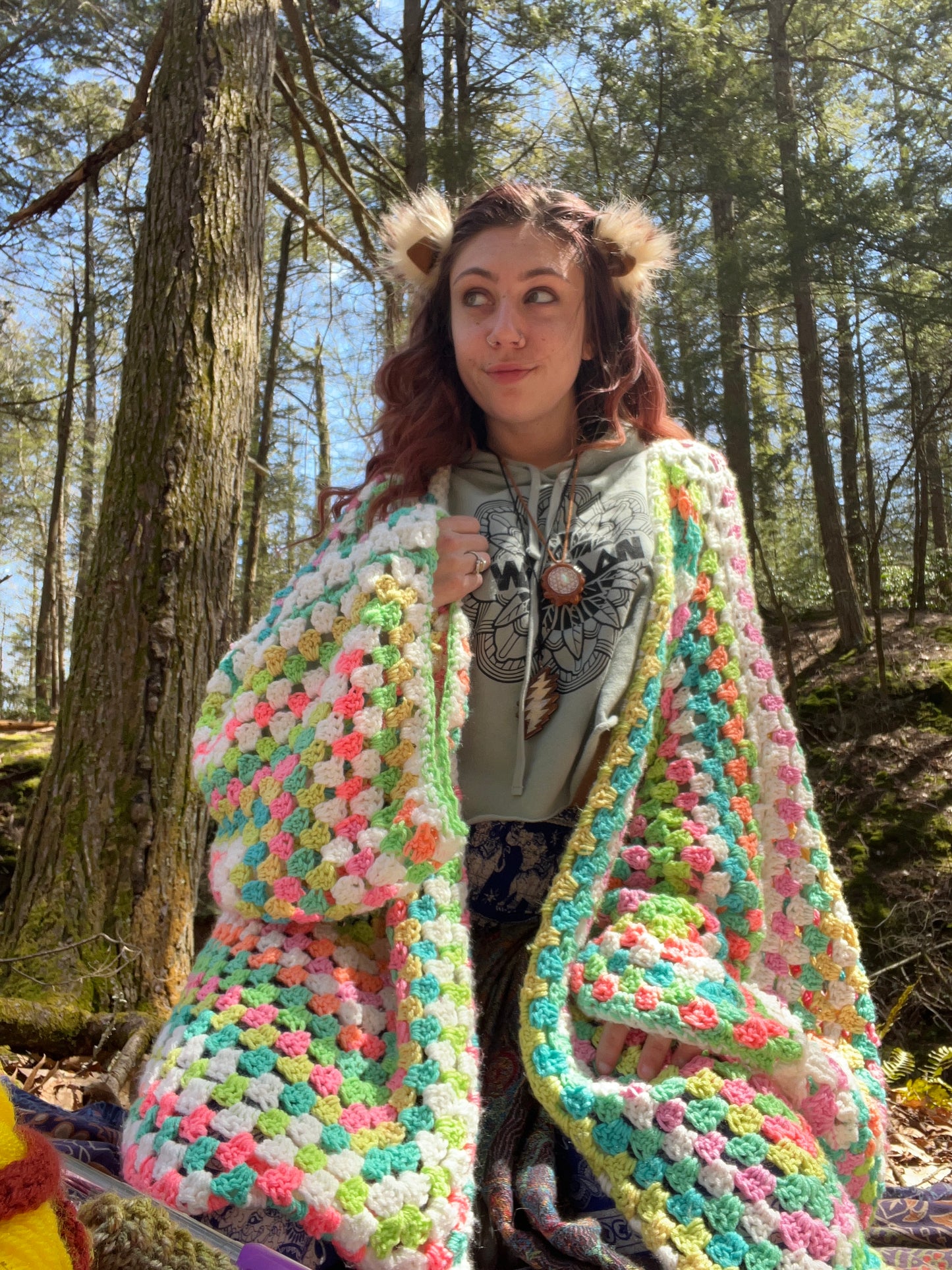 Pastel Rainbow Cardigan