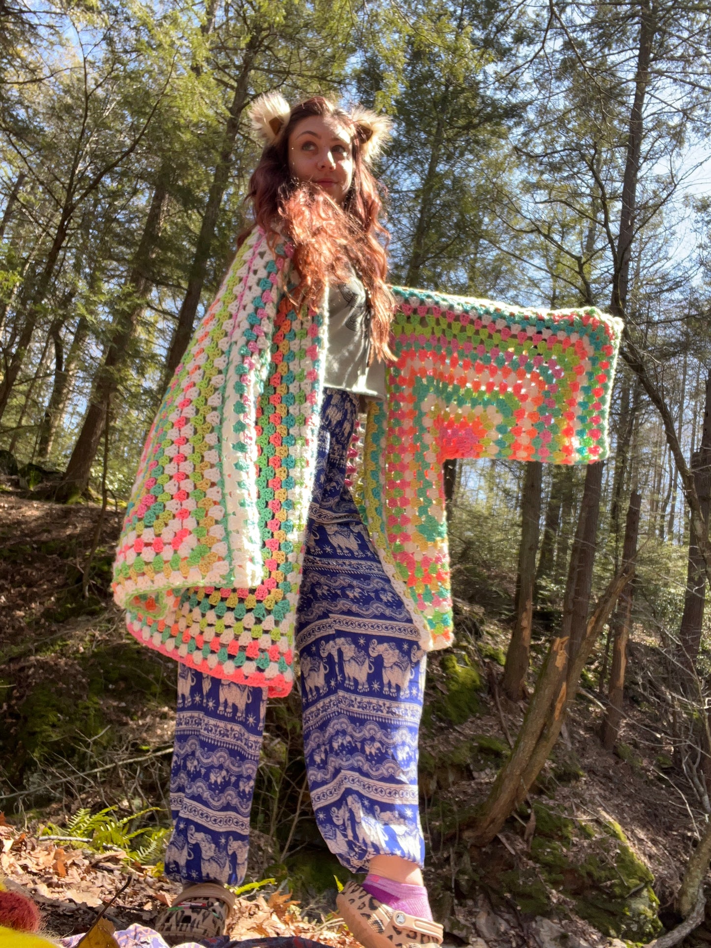 Pastel Rainbow Cardigan
