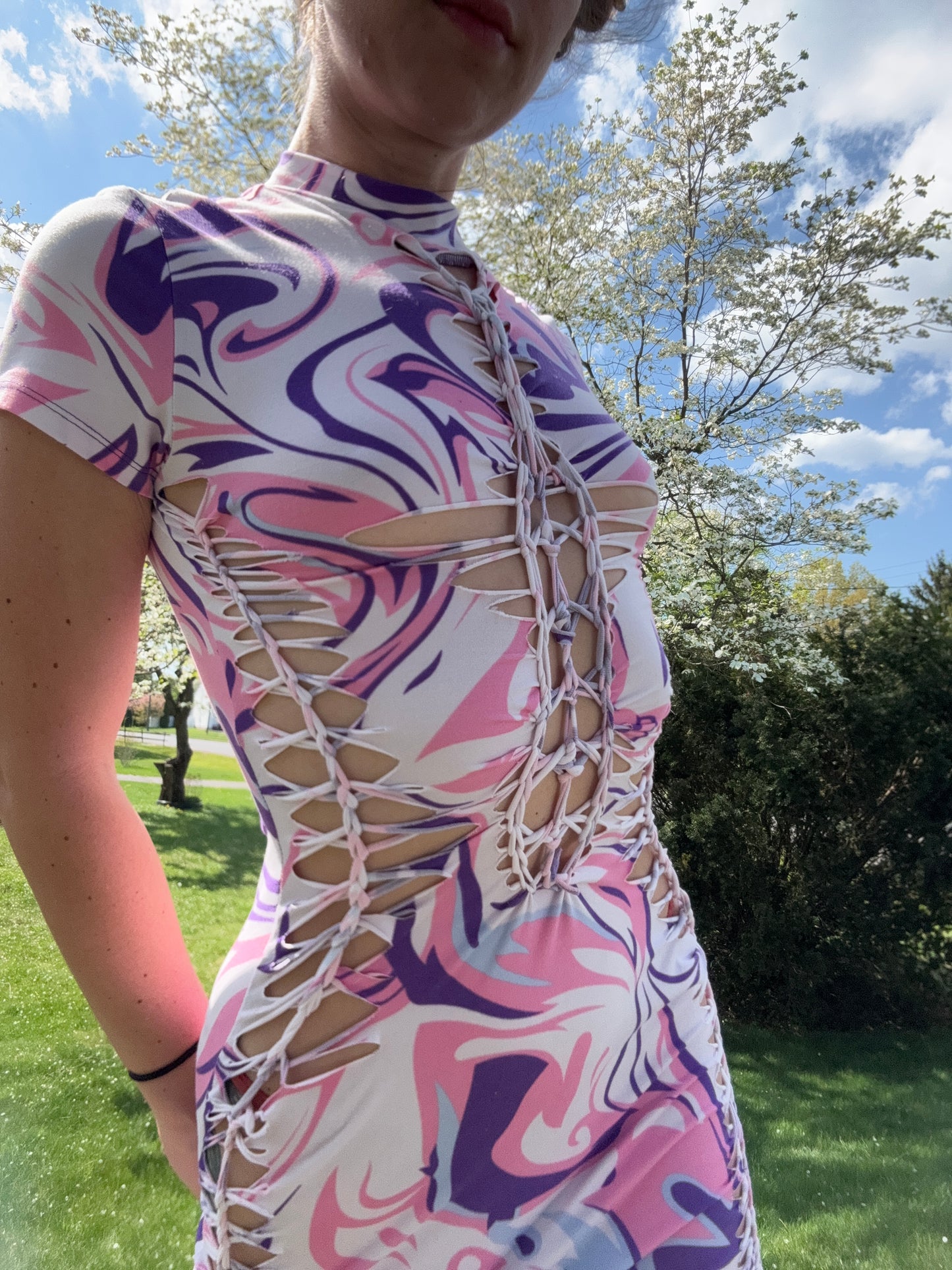 Psychedelic Bodycon Dress