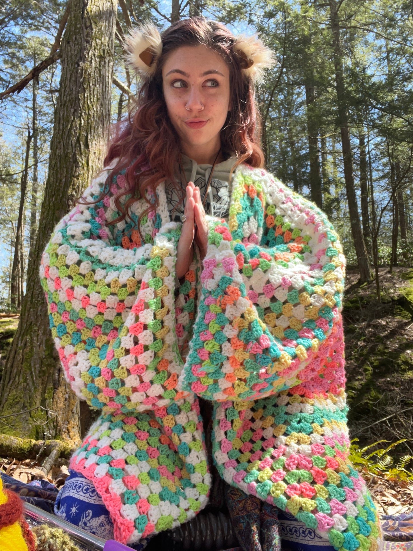 Pastel Rainbow Cardigan