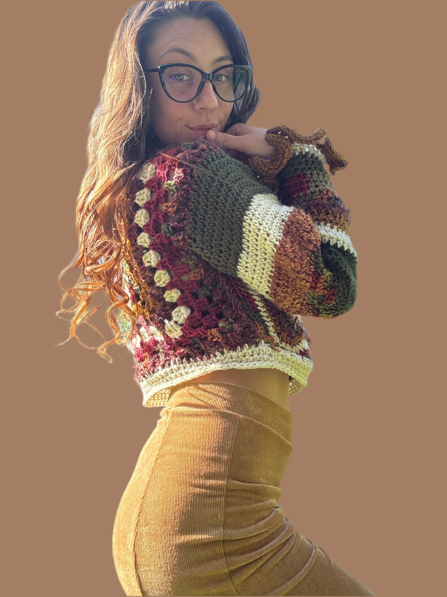 Eyes to Hear Cropped Sweater