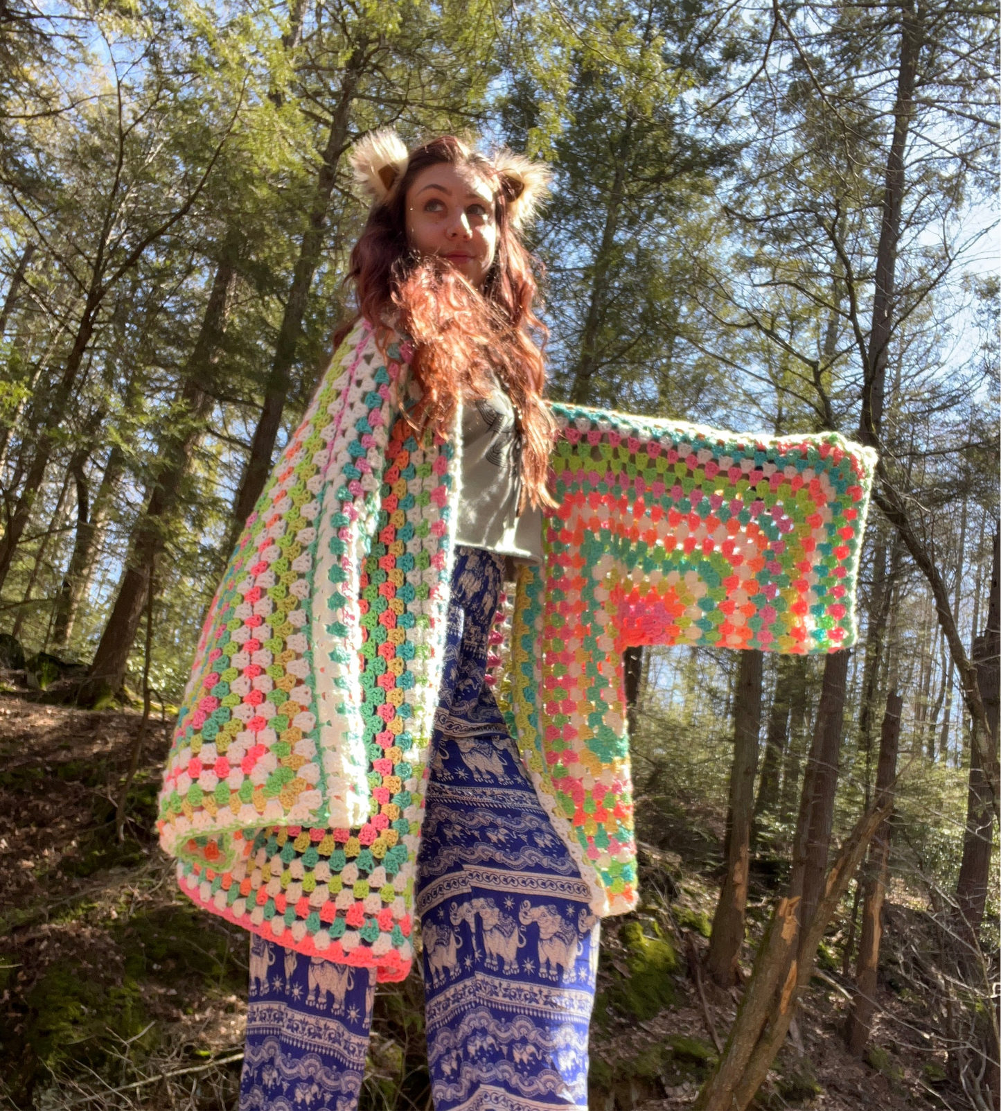 Pastel Rainbow Cardigan