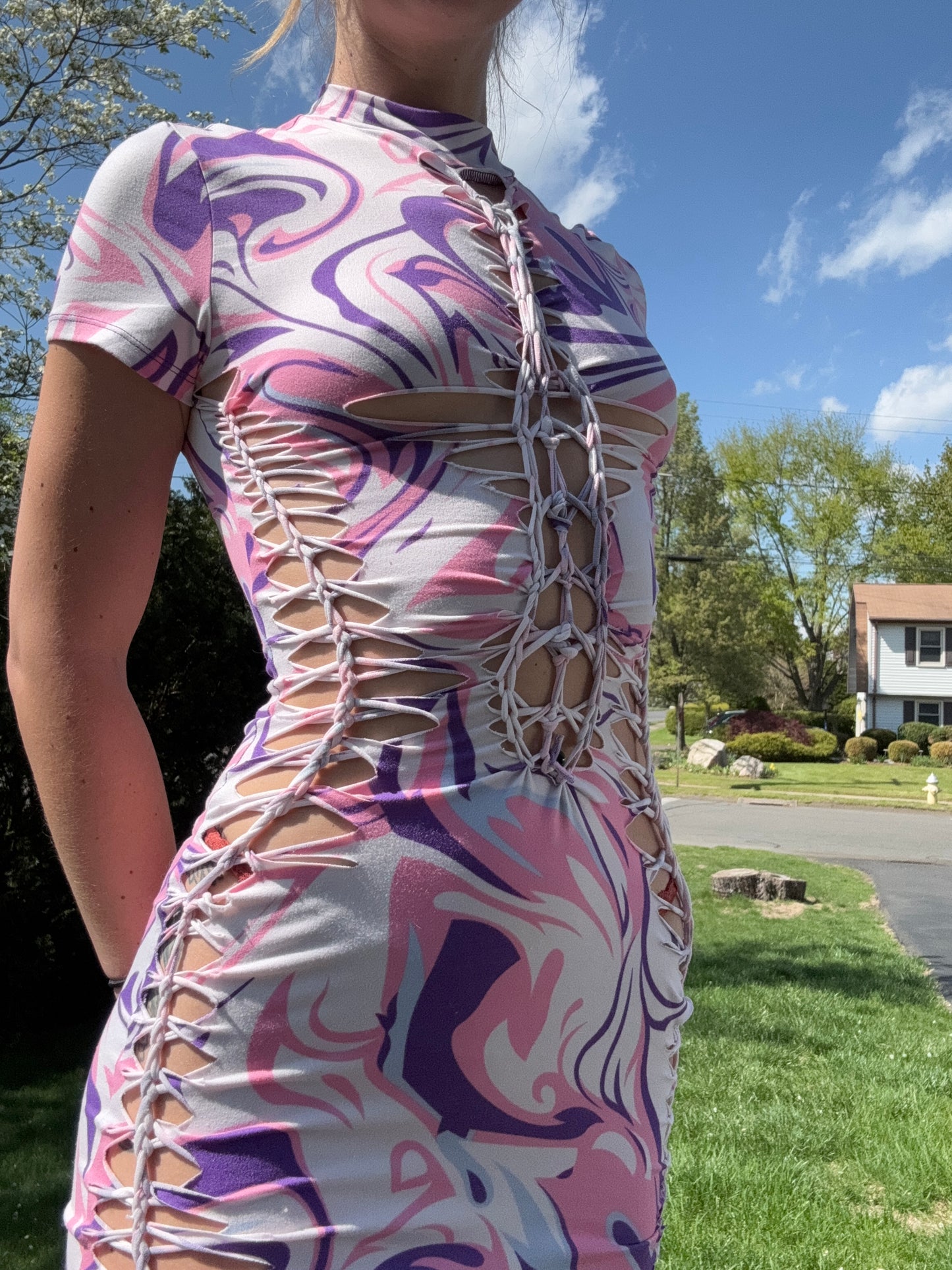 Psychedelic Bodycon Dress