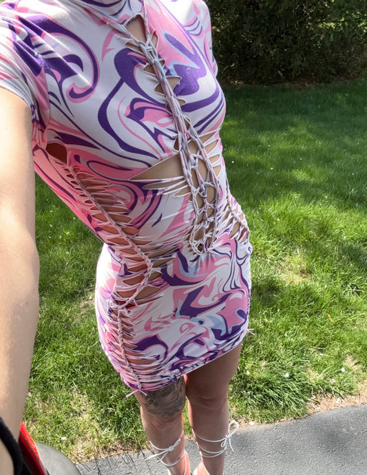 Psychedelic Bodycon Dress