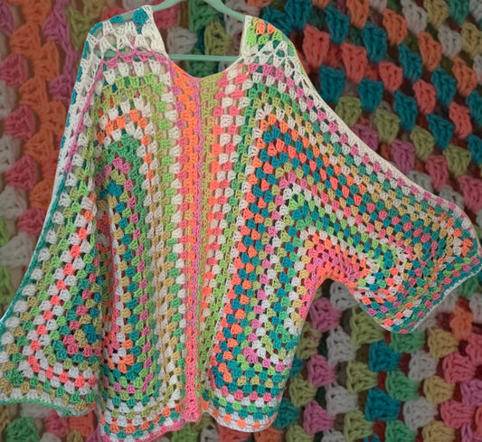 Pastel Rainbow Cardigan