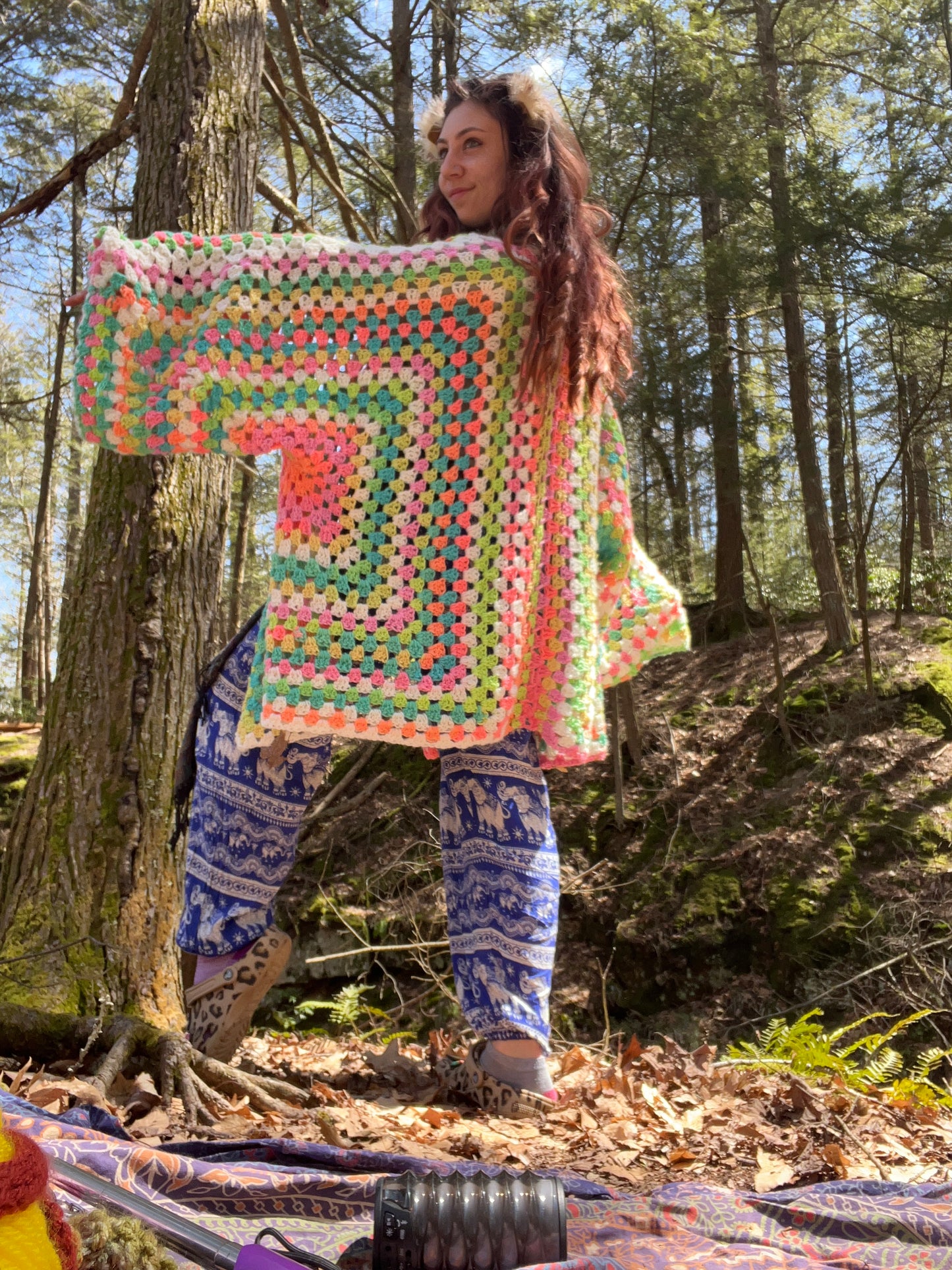 Pastel Rainbow Cardigan